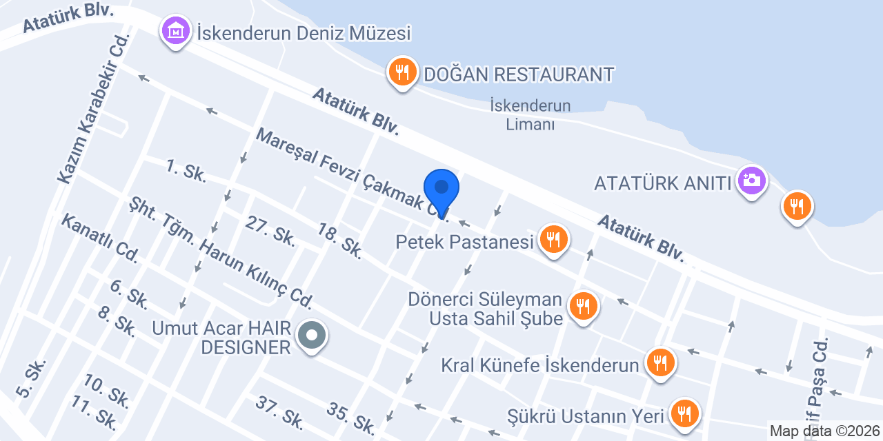 Gürlek Unlu Mamülleri konumu