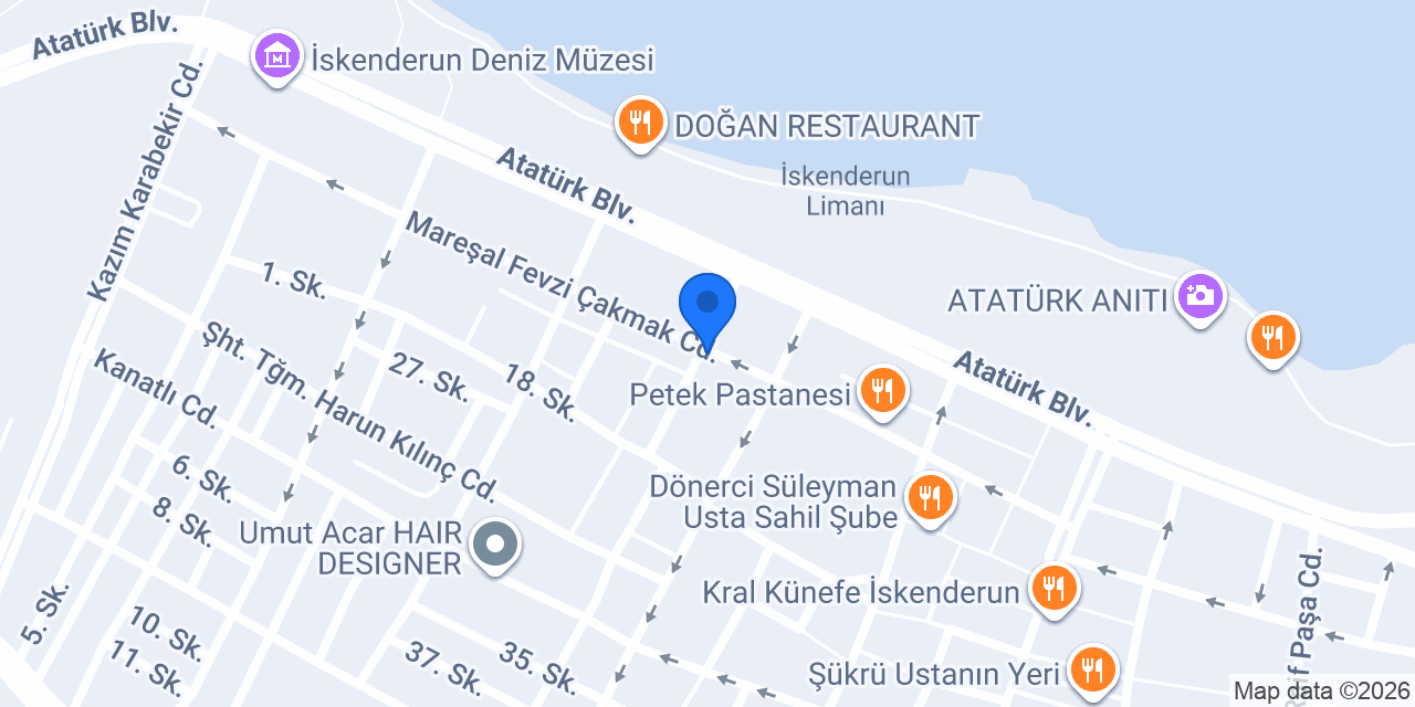 Uğur Arslan Kuaför konumu