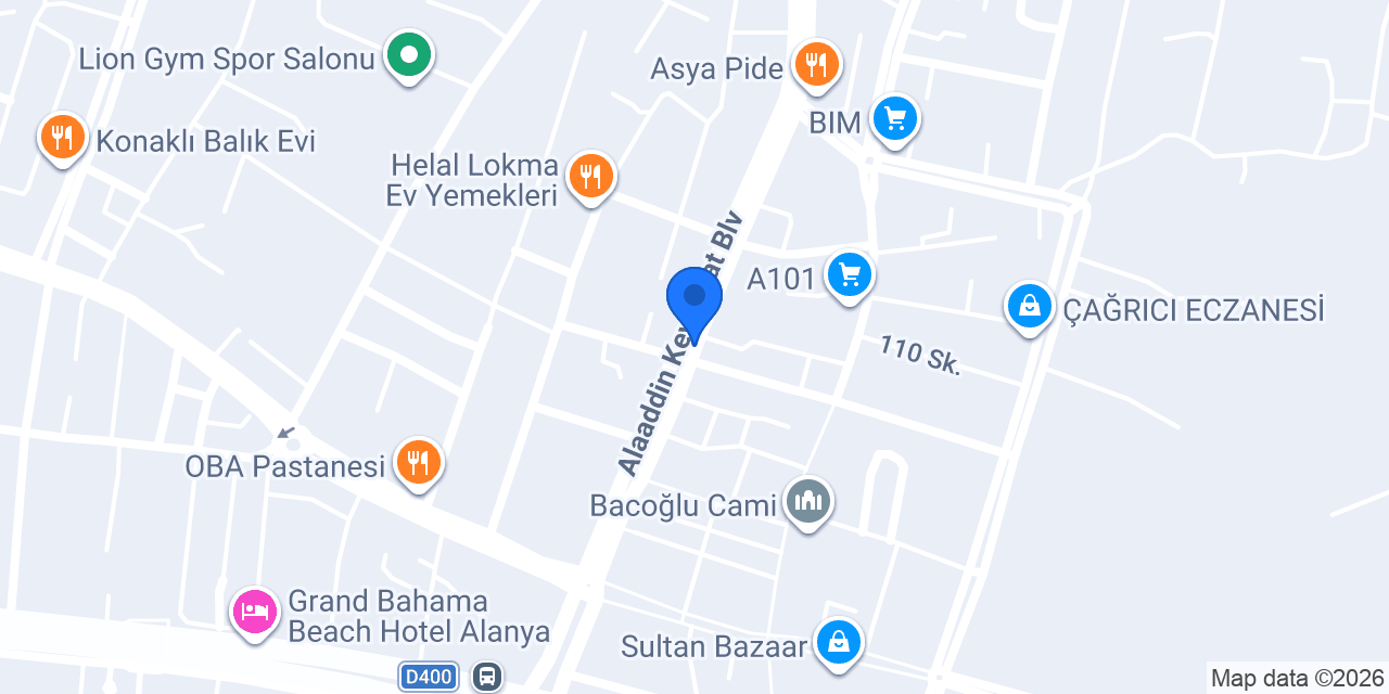 By gurme konaklı konumu