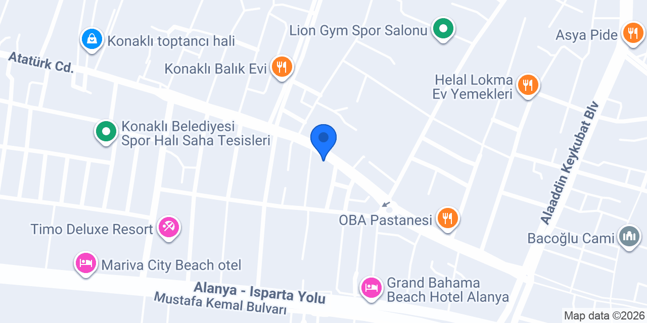 konaklı çiçekçilik konumu