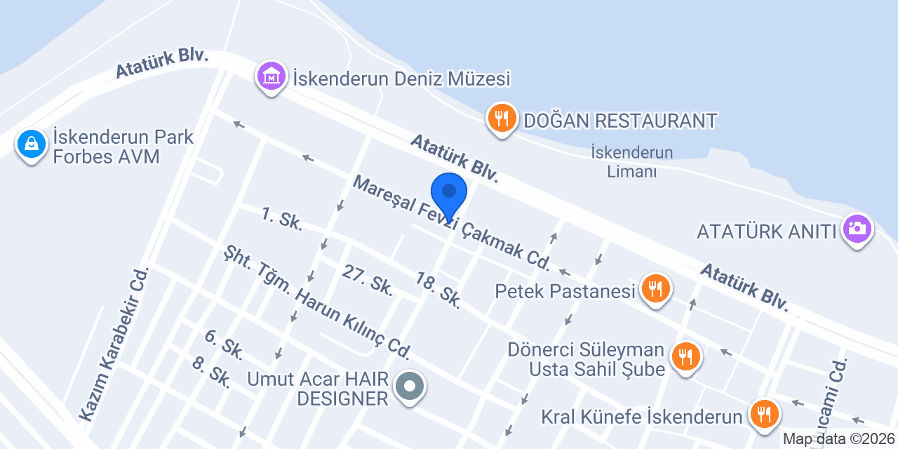 Panda Vet Veteriner Kliniği konumu