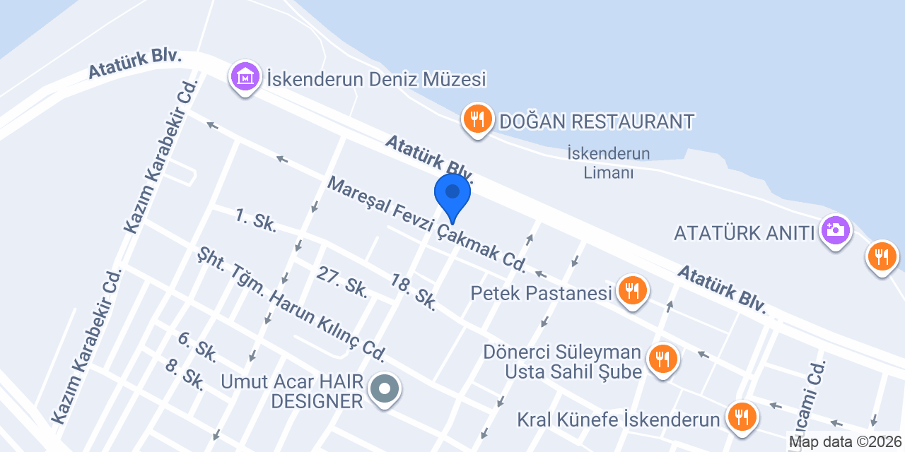 Zak Kuyumculuk konumu