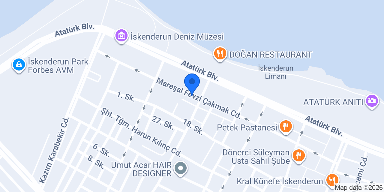 Kuaför Hakan ÇOBAN konumu