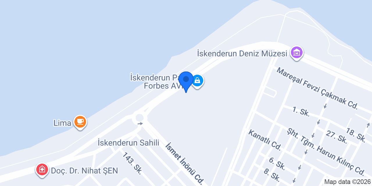 İskenderun Forbes Taksi konumu