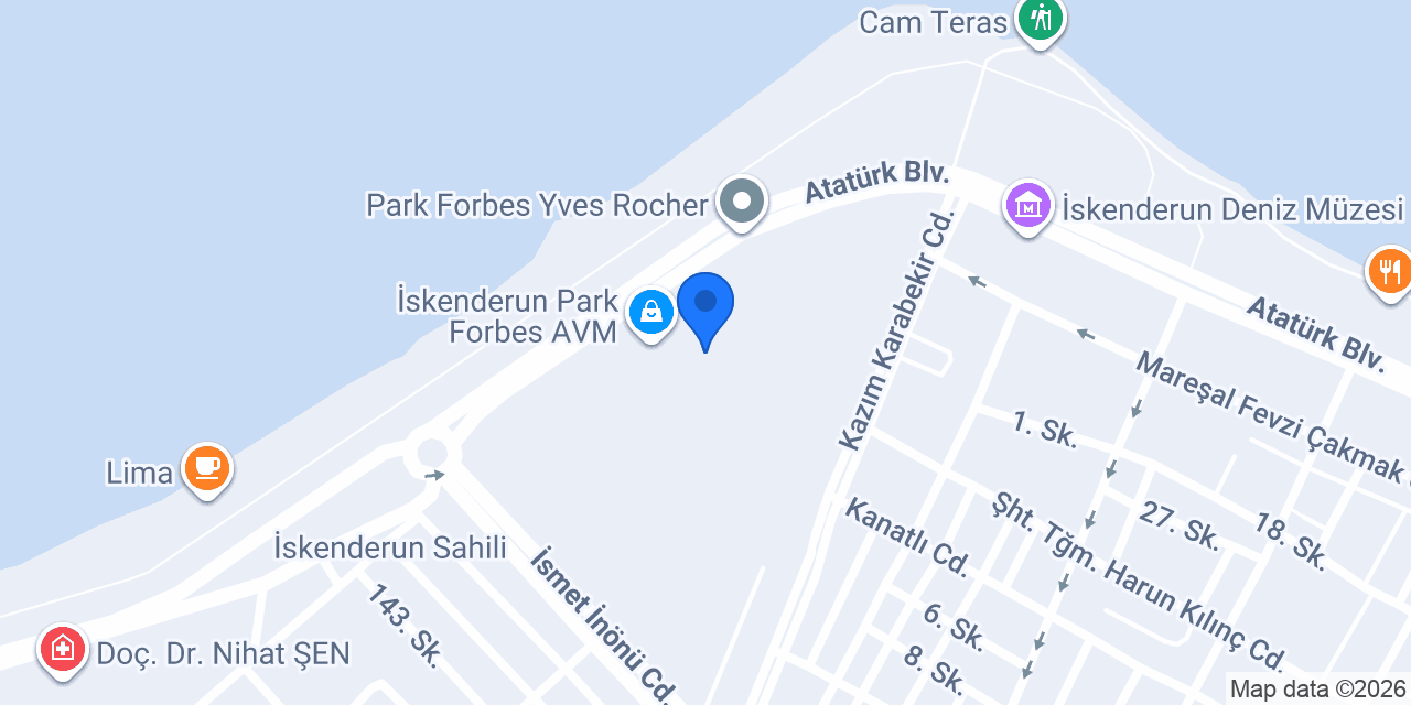 Öztürk Mücevherat Park Forbes AVM konumu
