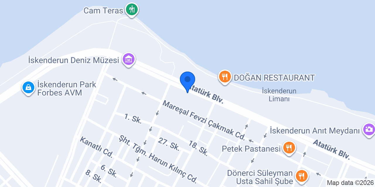 İskenderun Lacoste konumu