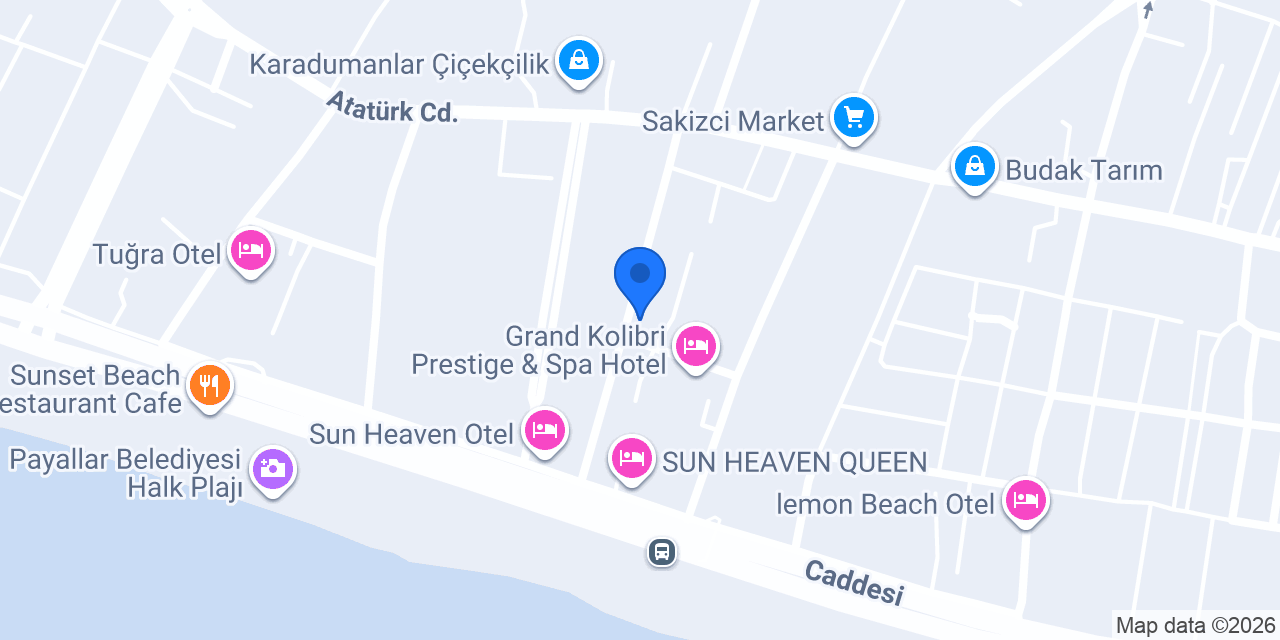 Sunside Beach Hotel konumu