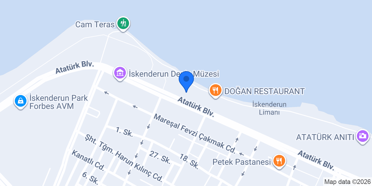 İskenderun Engelliyim Engel Tanımam Derneği konumu