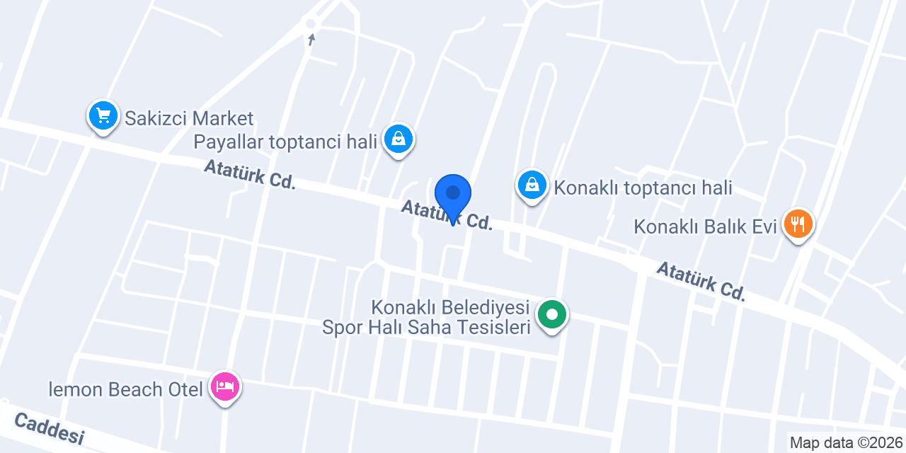 Öz Damak Restaurant konumu