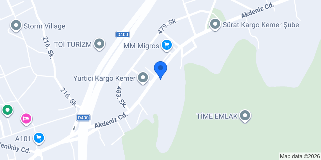 Kemer Sınav Kurs konumu