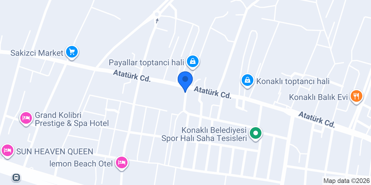 Konak Tost Dünyası konumu