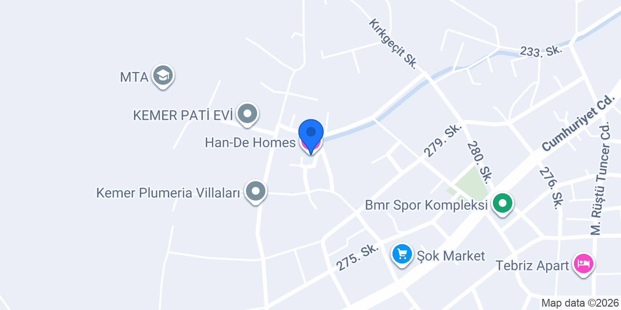 Han-De Homes konumu
