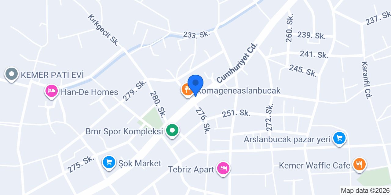 Işık Hediyelik konumu