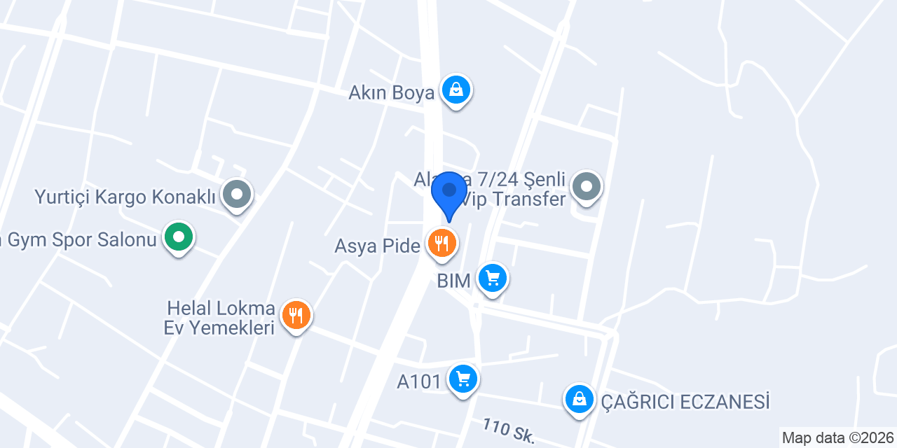 Yaşam Veteriner kliniği konumu