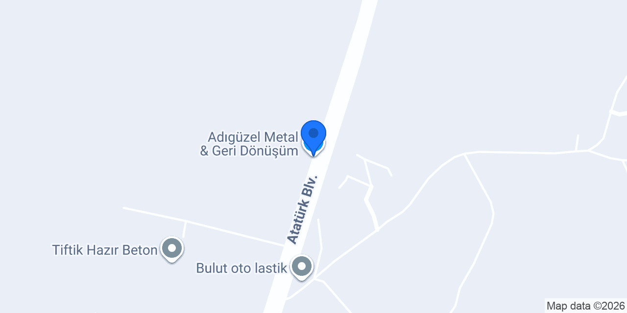 Adıgüzel Metal & Geri Dönüşüm konumu