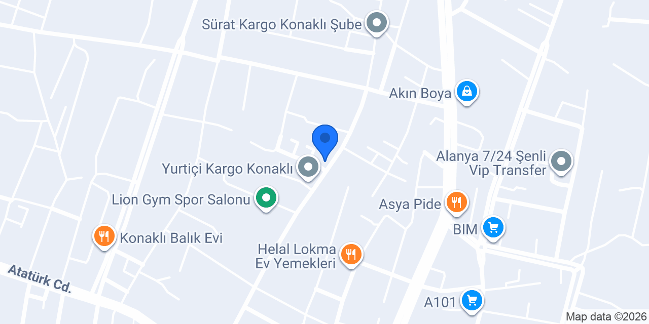 Konaklı Topaloğlu Seç Market konumu