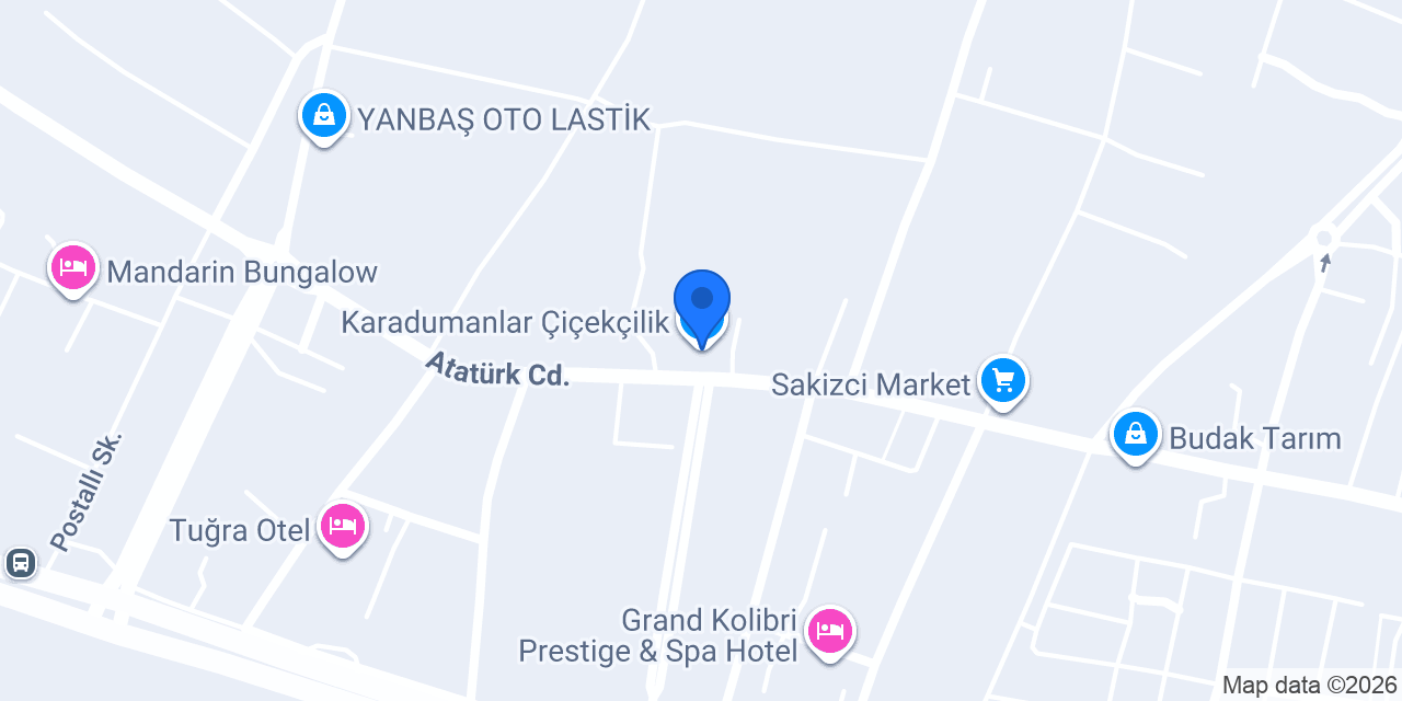Karadumanlar Çiçekçilik konumu