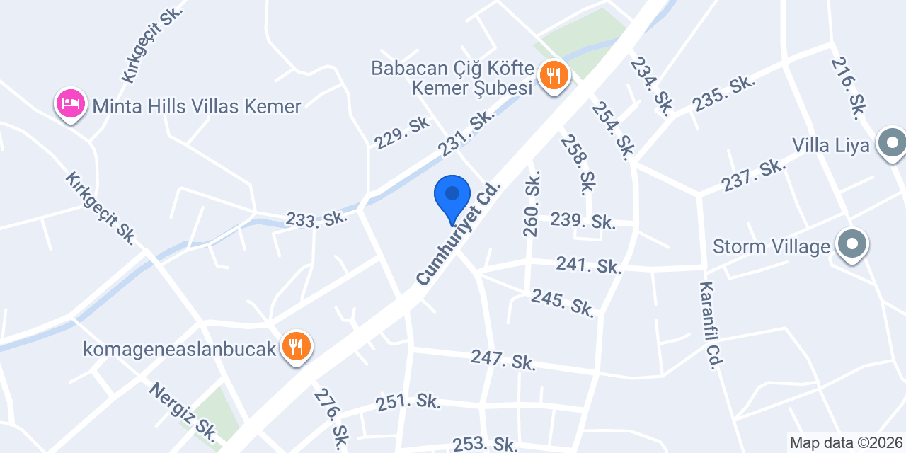 Hanımeli Dondurma konumu