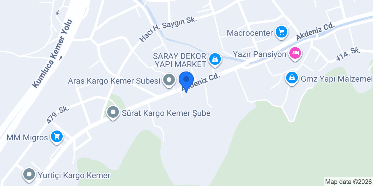 Pinokyo Bebek Mağazası konumu