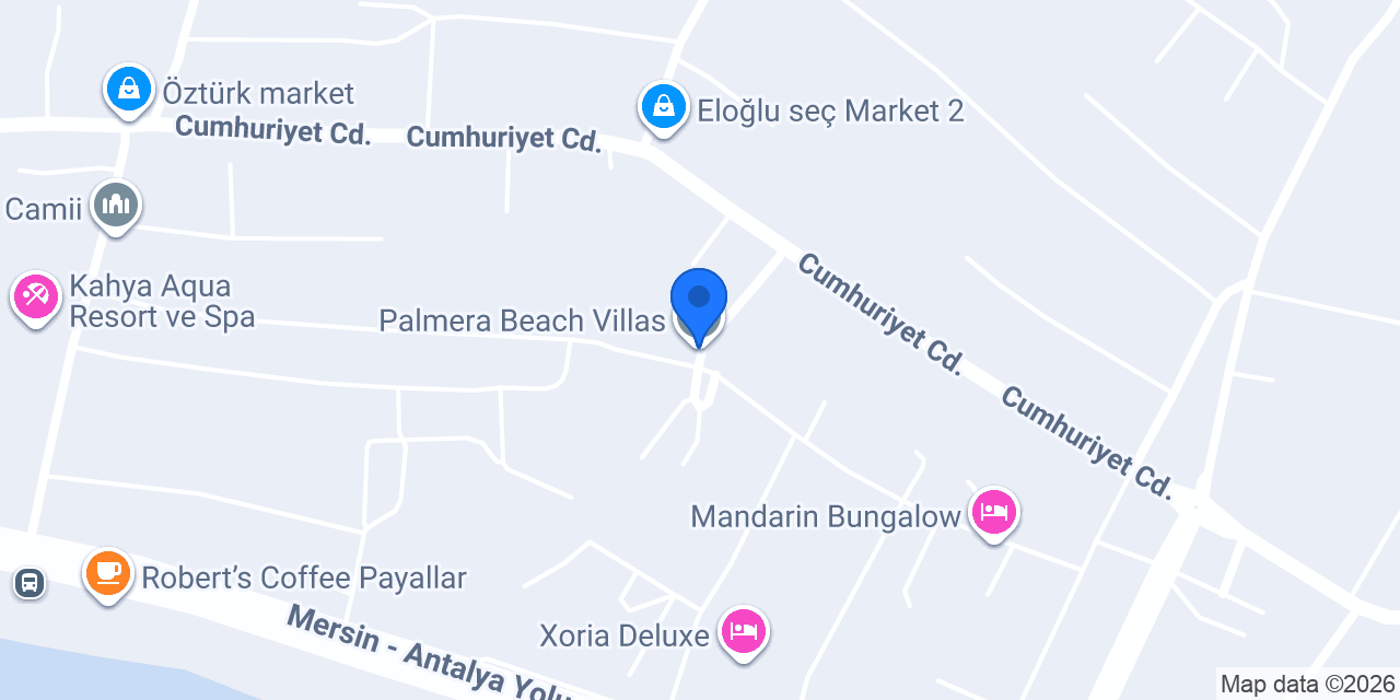 Palmera Beach Villas konumu