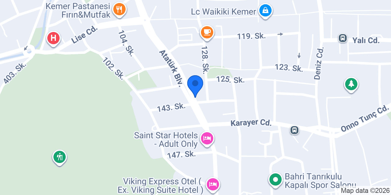 Adana Ocakbaşı Kemer konumu