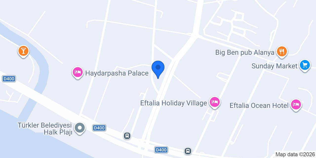 Nazar Rent A Car konumu