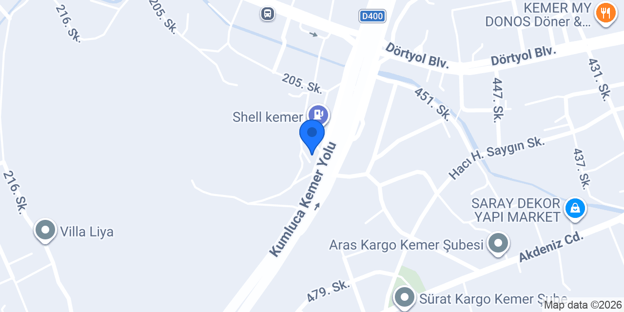 Likya ev yemekleri konumu