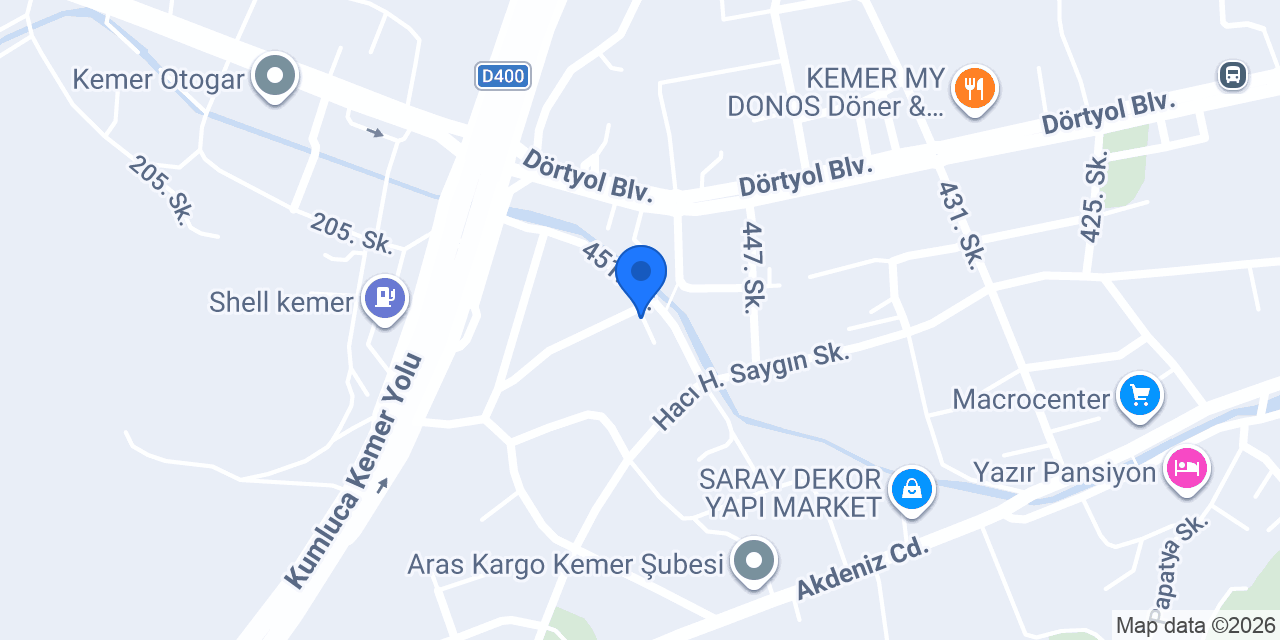 kemer müftülüğü konumu