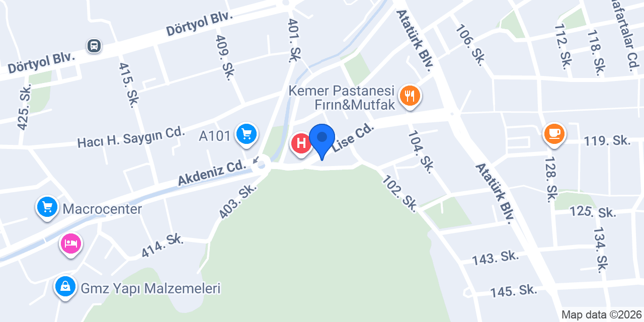 Ayvaz Eczanesi konumu