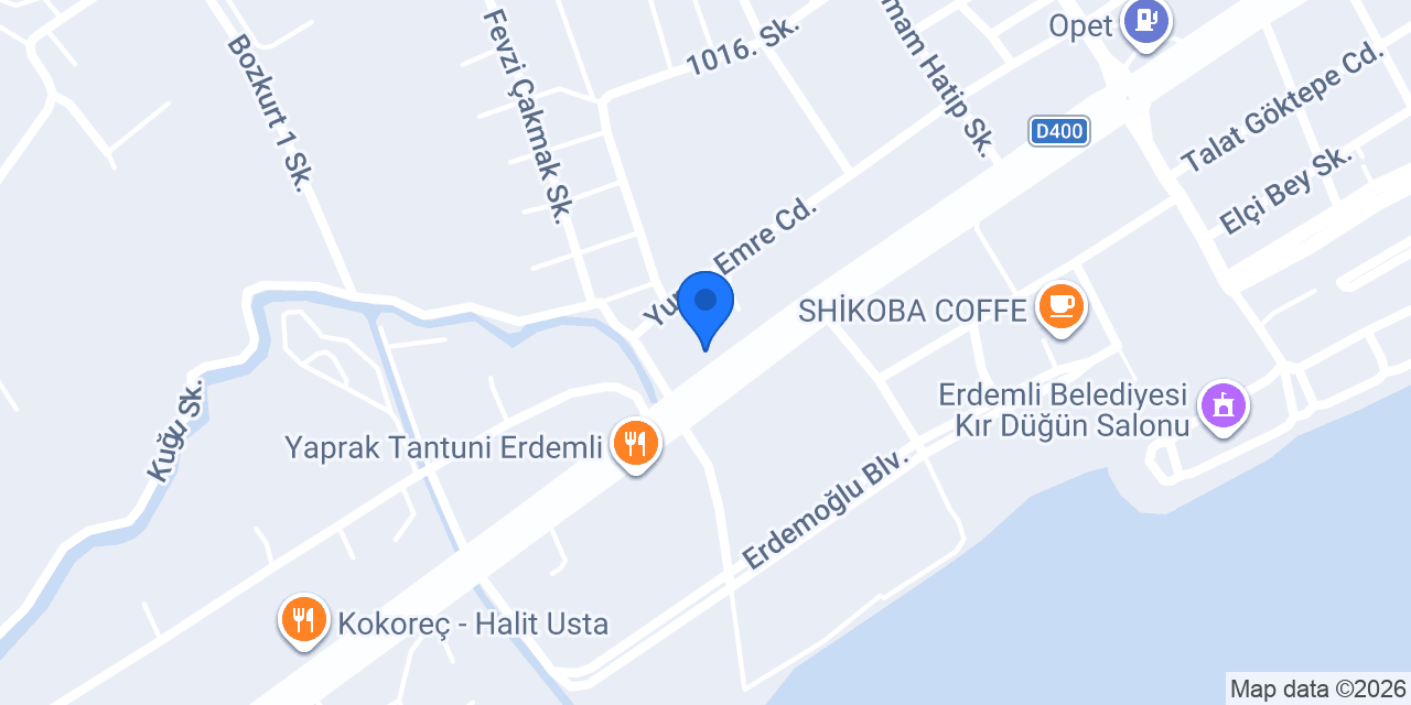 BROS OTEL konumu