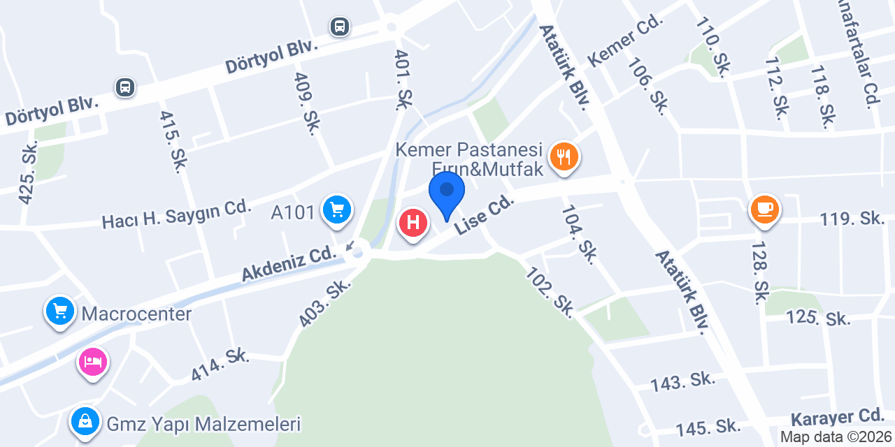 Kemer Böwe Kuru Temizleme Laundry konumu