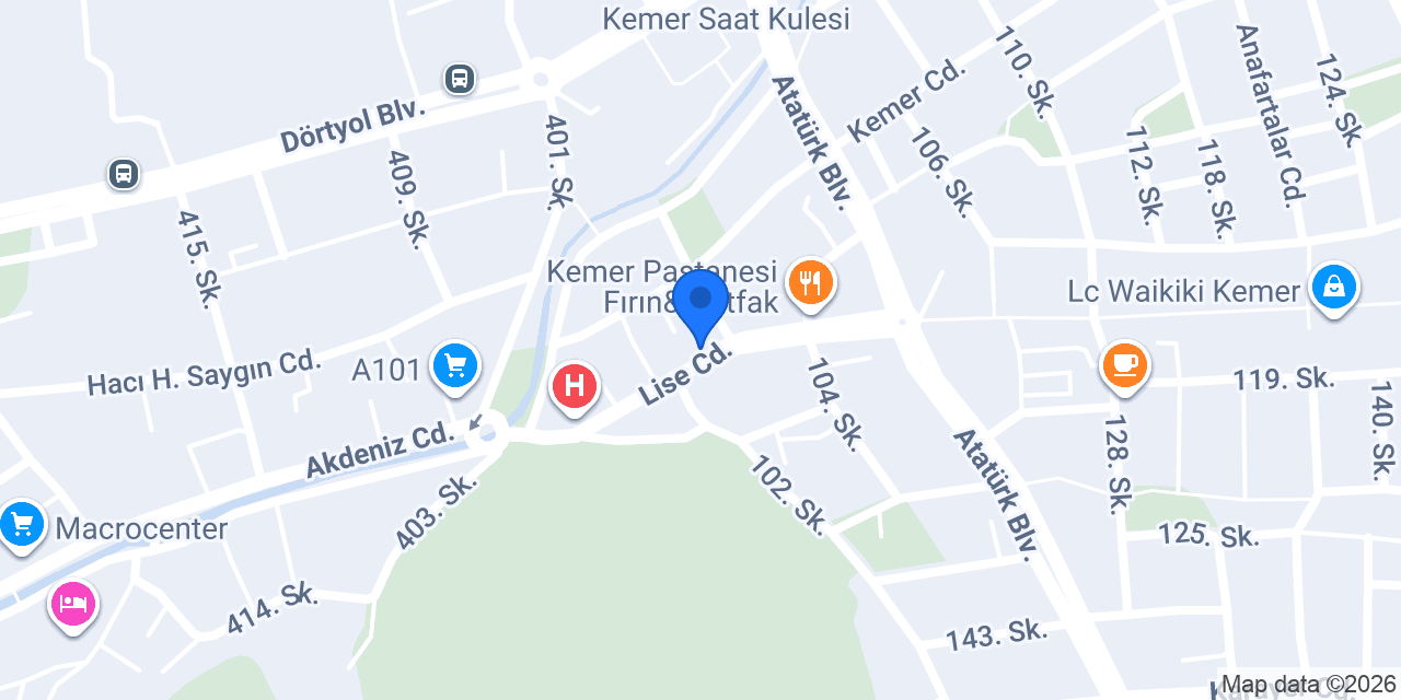 Kemer Av Bayi konumu
