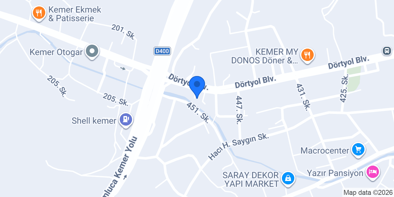 RZ MOTORS KEMER konumu