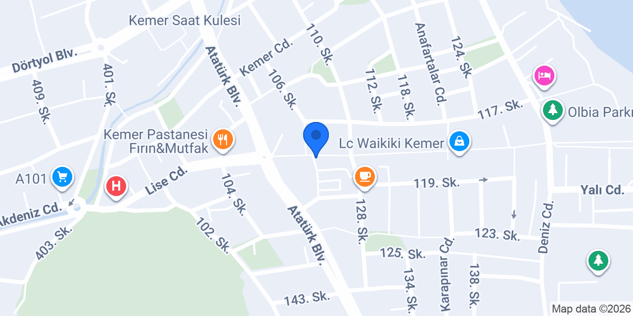 Issimo Ev Tekstili Kemer konumu