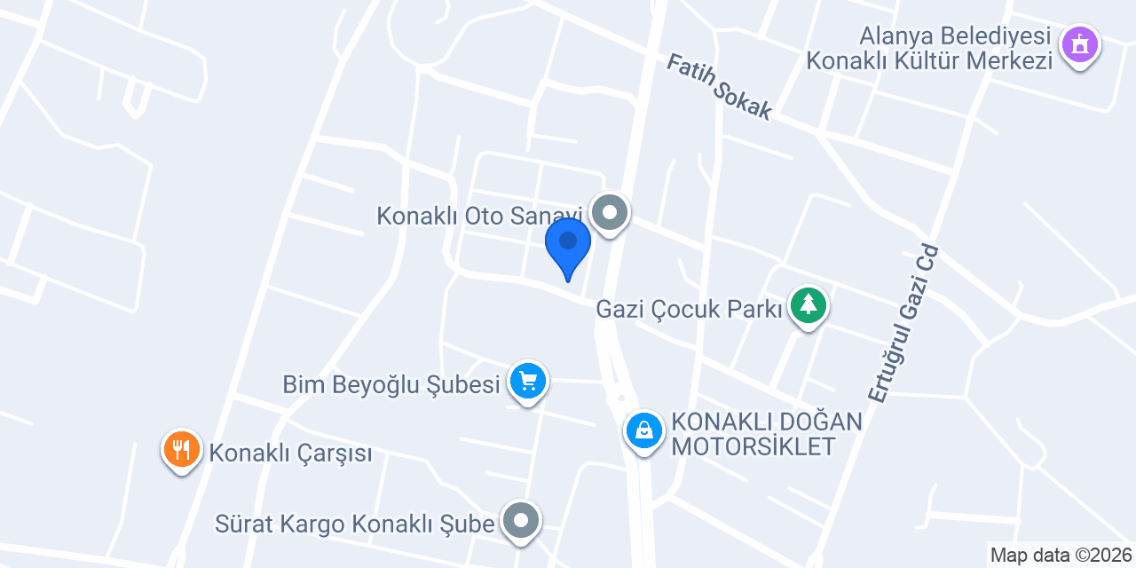 GÜLLER OTOGAZ konumu