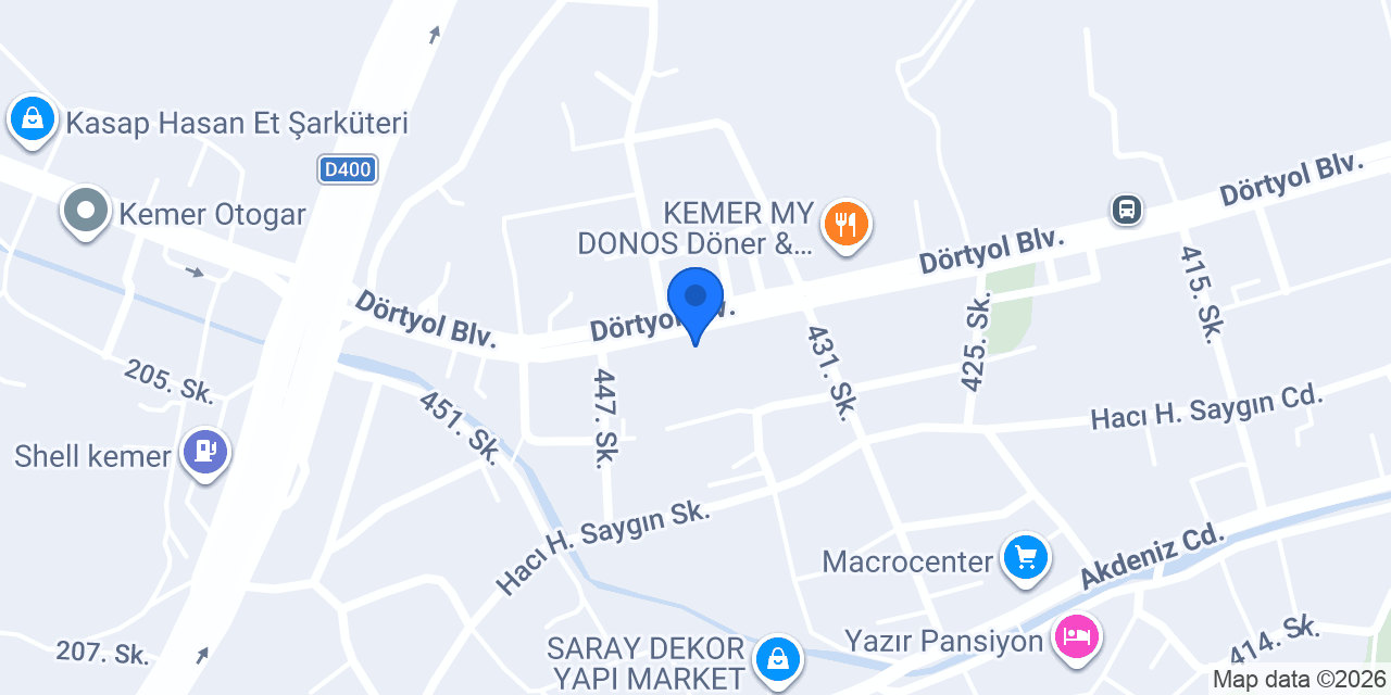 Kemer Kuka Reklam Matbaa konumu