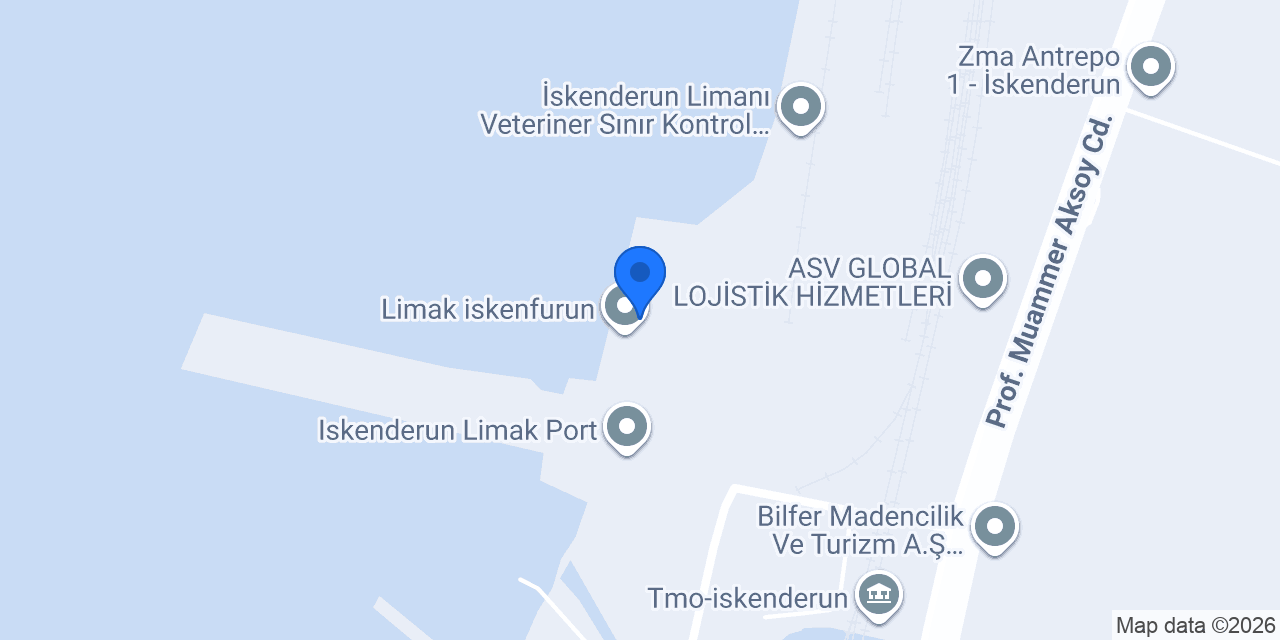 Onel Gümrük Müşavirliği - İskenderun Şube konumu