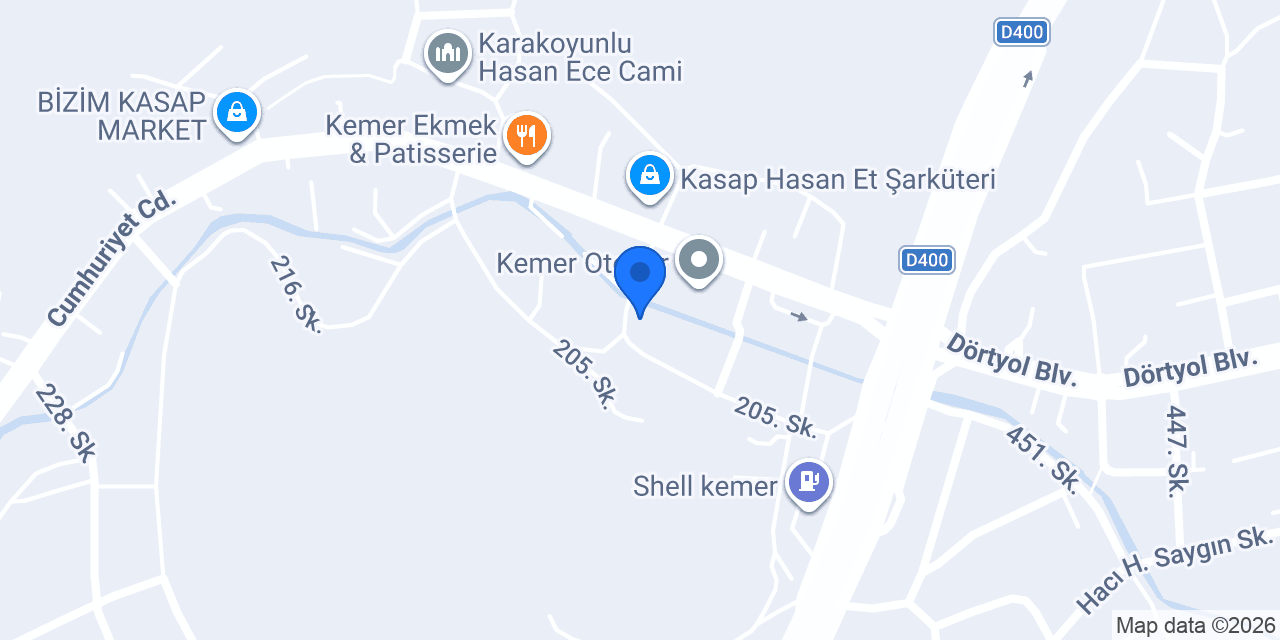 Lüks Habur Tur Kemer konumu