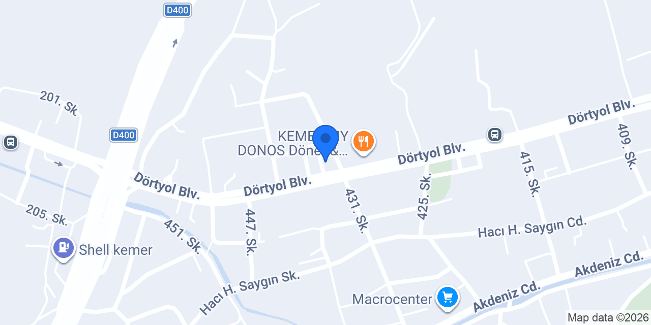 Çıralı Hukuk Bürosu konumu