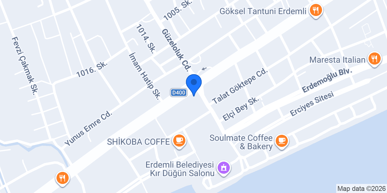 Erdemli Final Okullari konumu