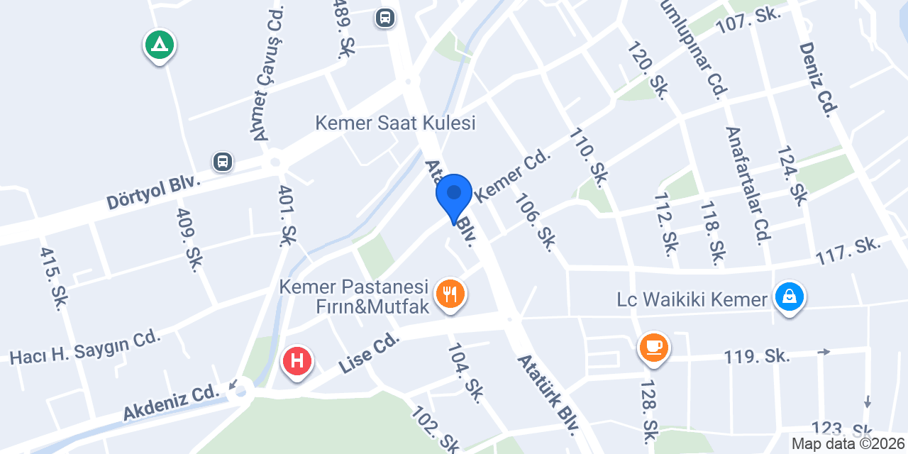 Yılmaz Hukuk Bürosu konumu