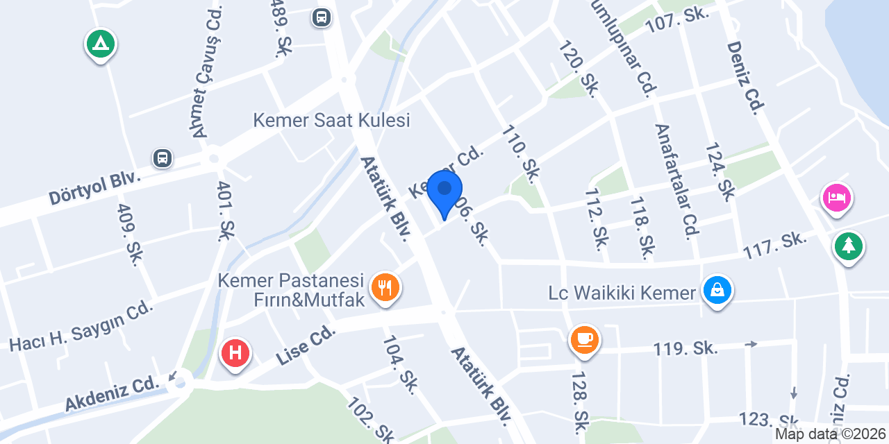 Martı Kemer Suit konumu
