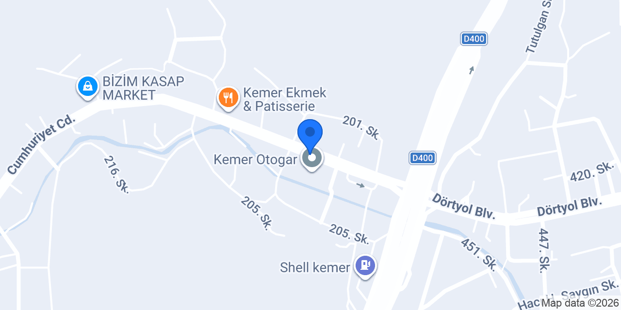 Kemer KamilKoç konumu