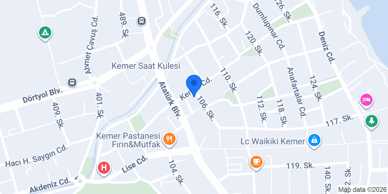Avlu Hotel konumu
