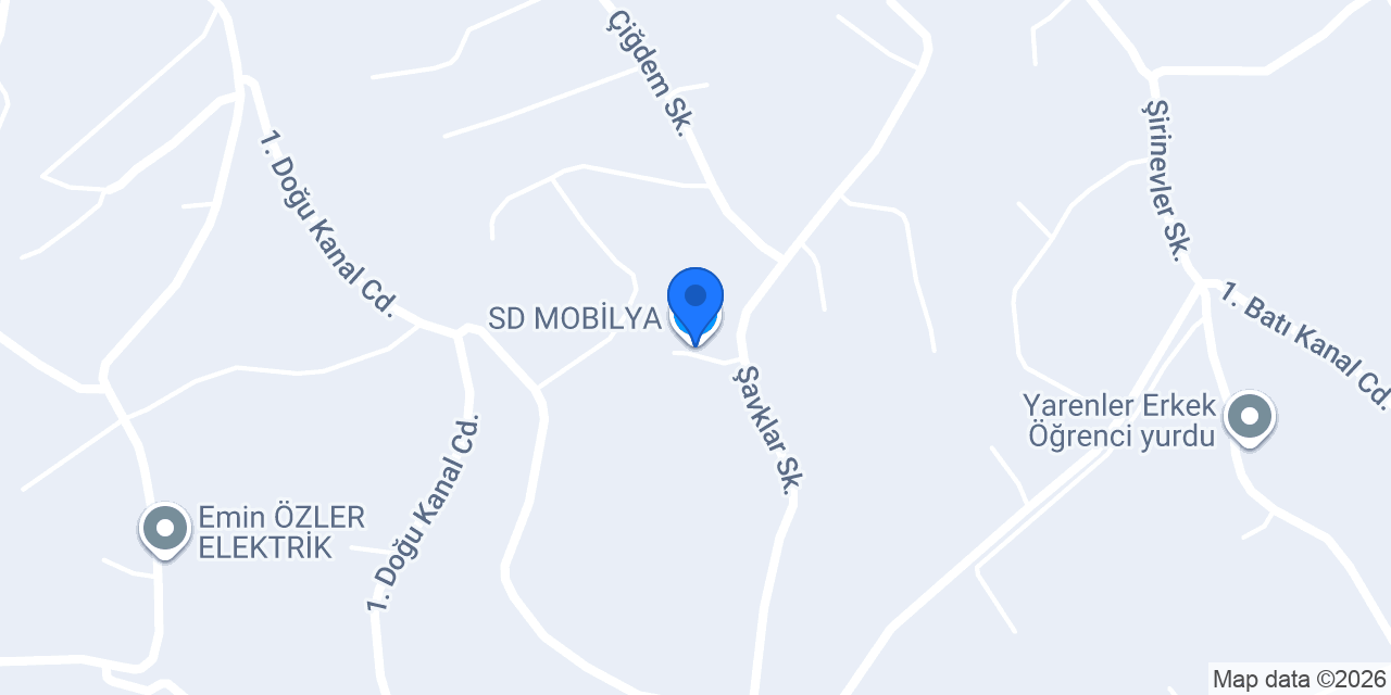 SD MOBİLYA konumu