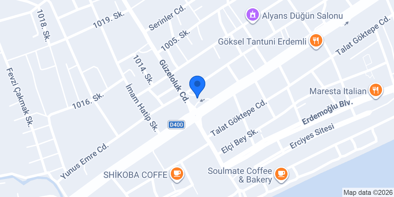 Baklavasan Erdemli konumu