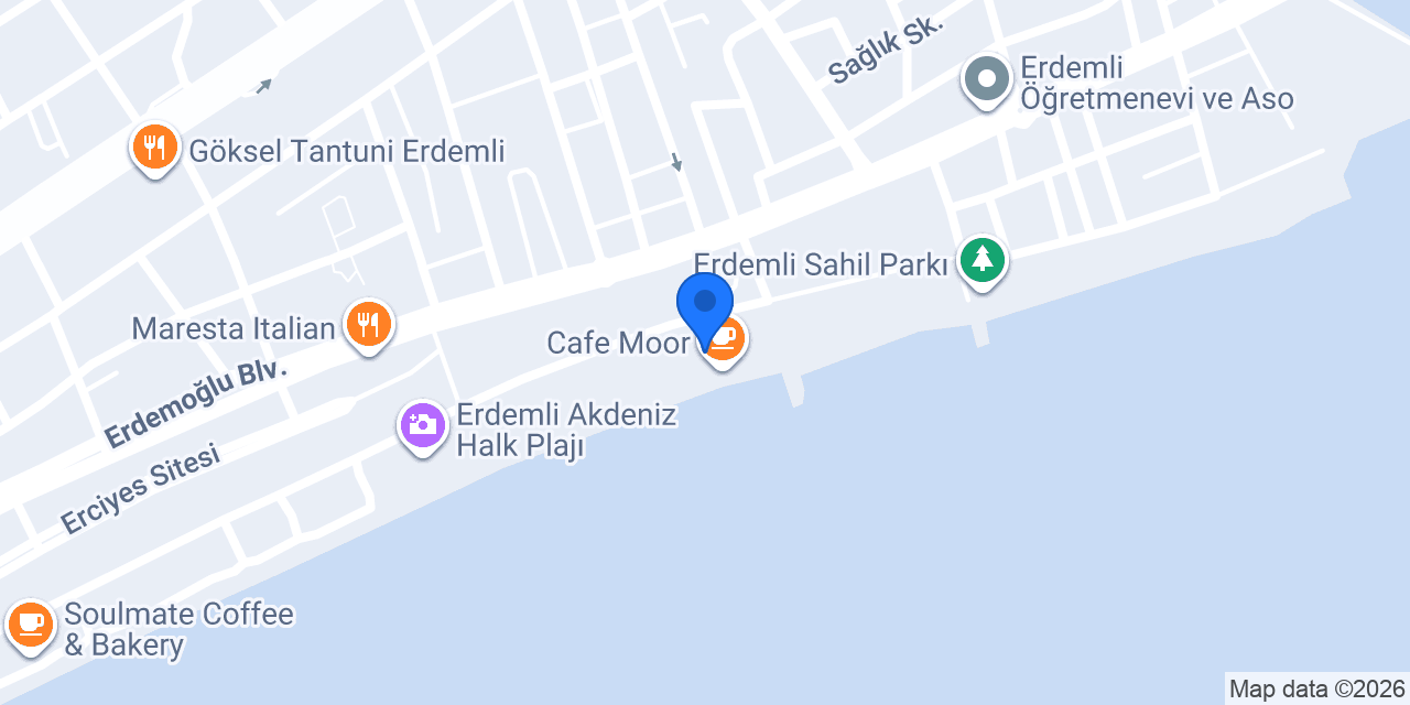 ERDEMLİ GÜL KAFE konumu