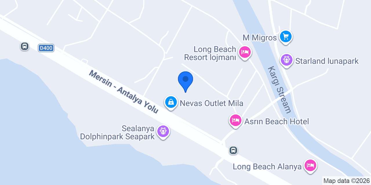 Grand Alanya Bazaar konumu
