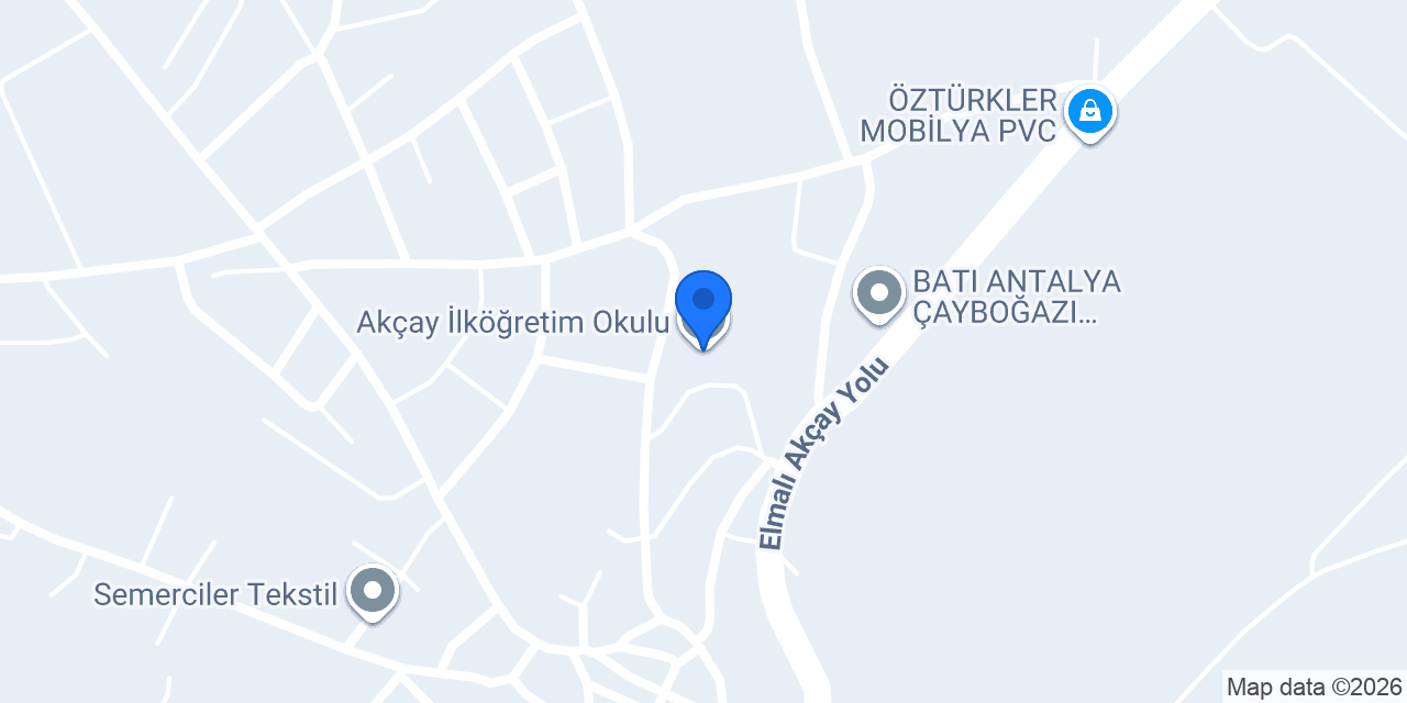 Akçay İlköğretim Okulu konumu