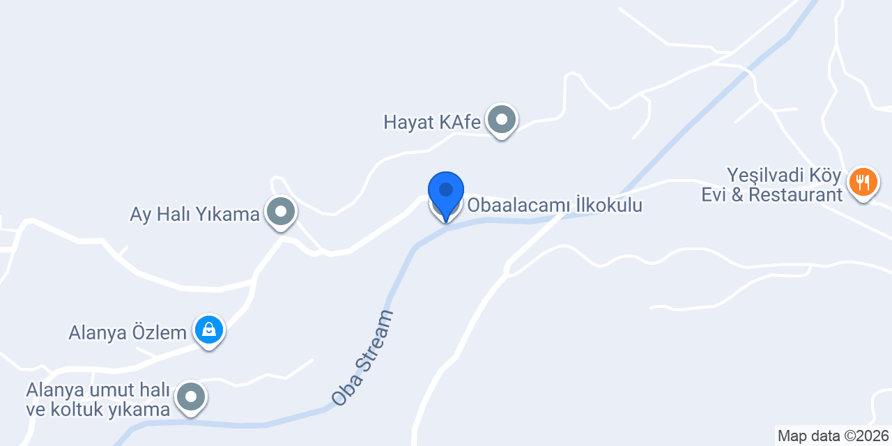 Obaalacamı İlkokulu konumu